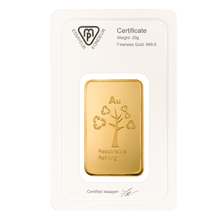 20g Gold Bar | Metalor