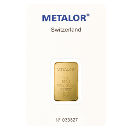 10g Gold Bar | Metalor