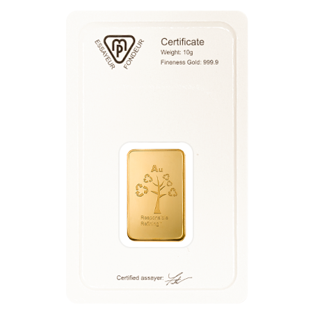 10g Gold Bar | Metalor