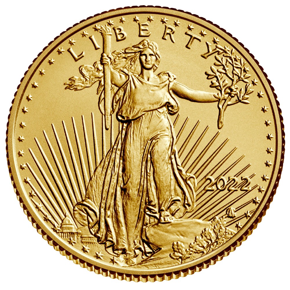 2022 1/10oz American Eagle Gold Coin (New Design) | US Mint