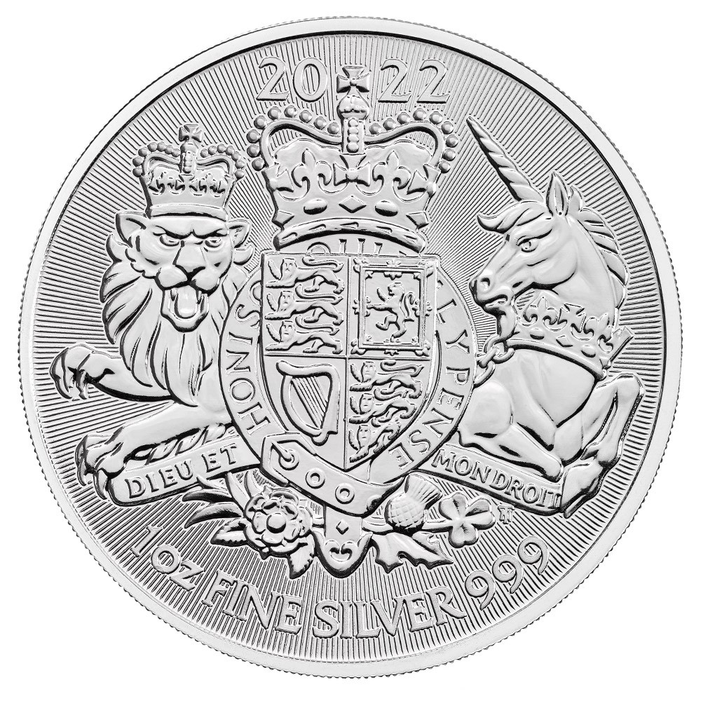 2022 1oz 'Royal Arms' Silver Coin | The Royal Mint