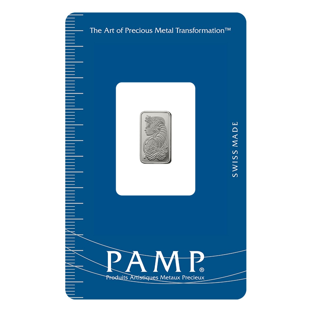 1g Fortuna Platinum Bar | PAMP Suisse