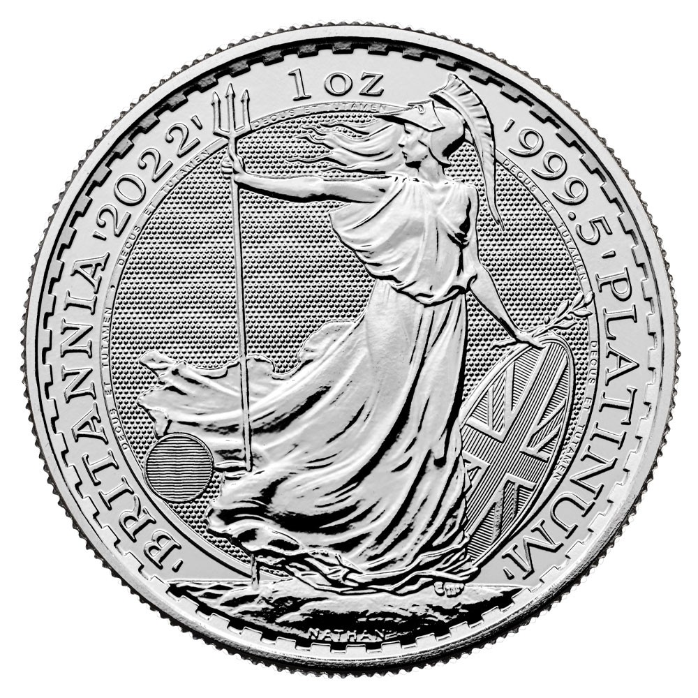 2022 1oz Platinum Britannia Coin I The Royal Mint