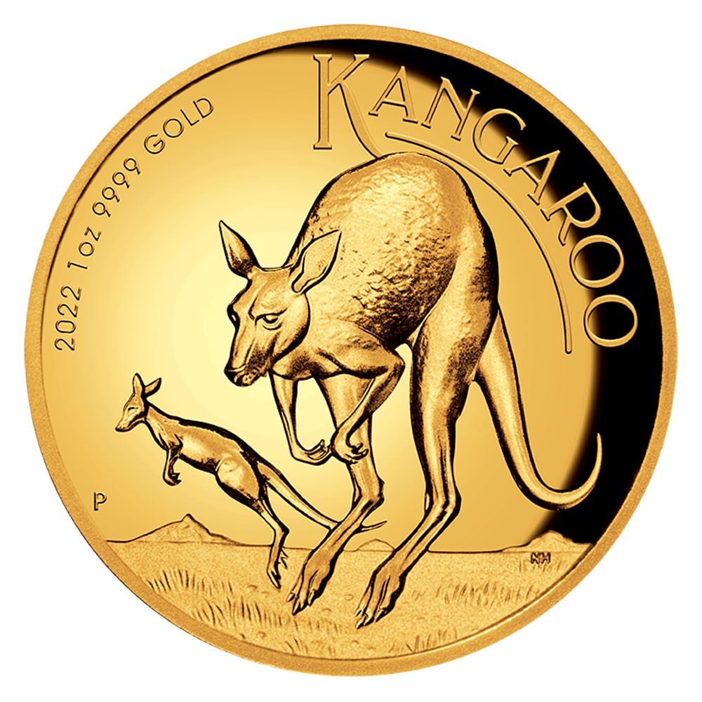 2022 1oz Gold Kangaroo Coin | Perth Mint