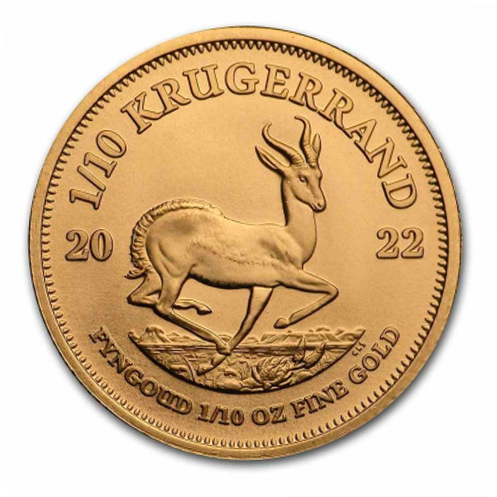 2022 1/10oz Gold Krugerrand Coin | South African Mint