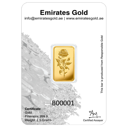 2.5g Gold Bar | Emirates Gold