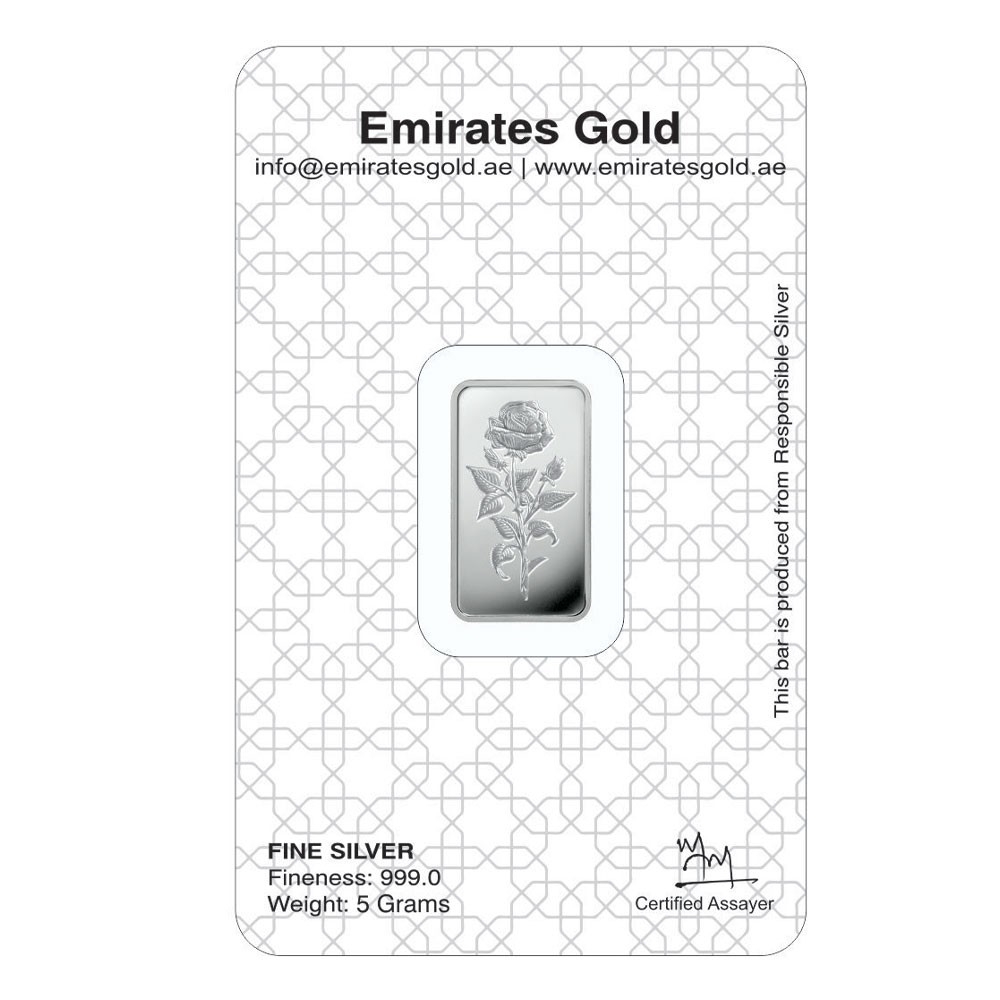5g Silver Bar In Certified Blister | Emirates