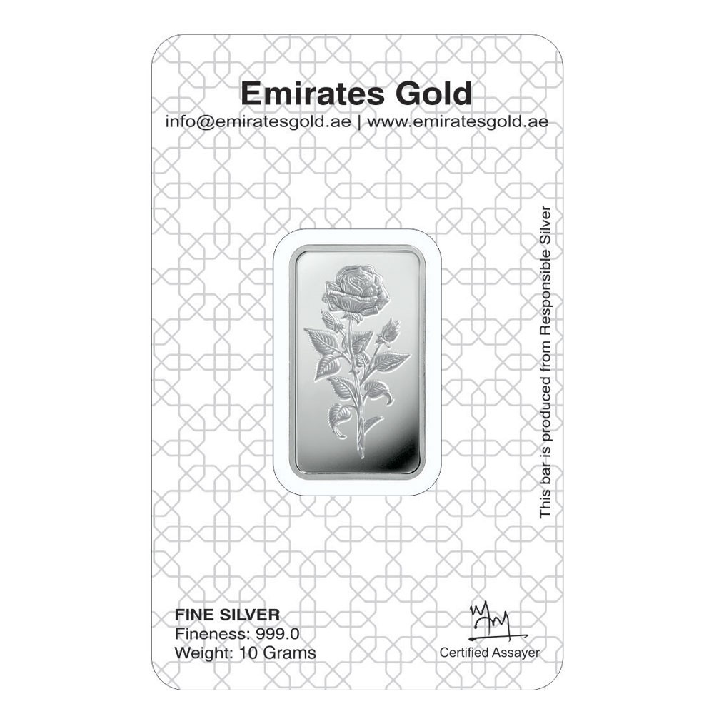 10g Silver Bar In Certified Blister | Emirates