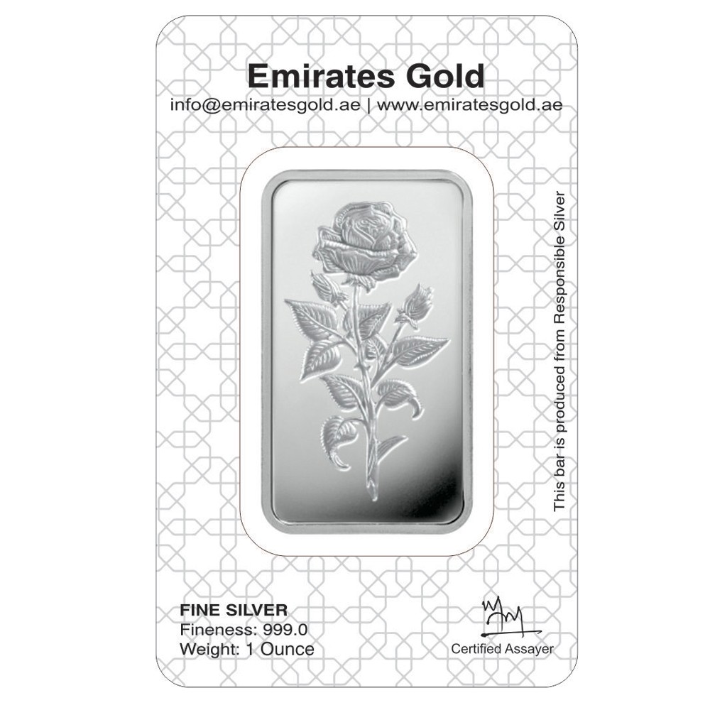 1oz Silver Bar In Certified Blister | Emirates