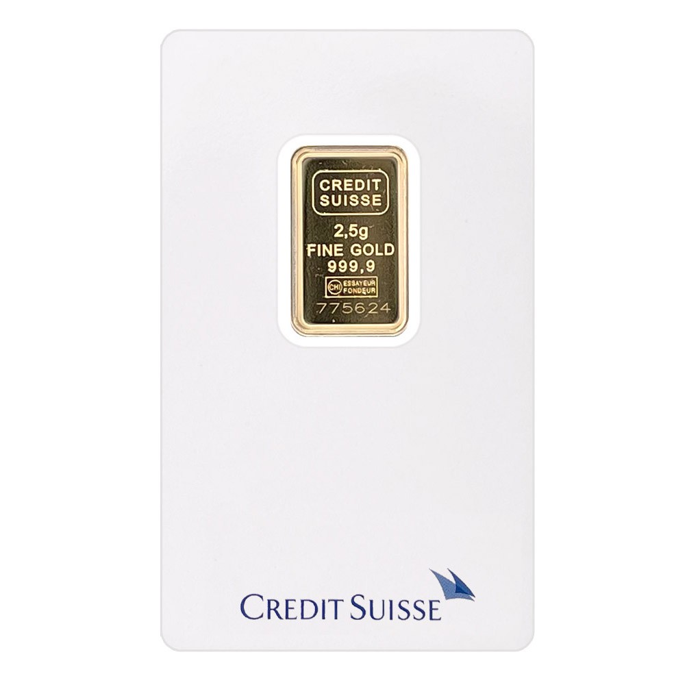 2.5g Gold Bar | Credit Suisse 