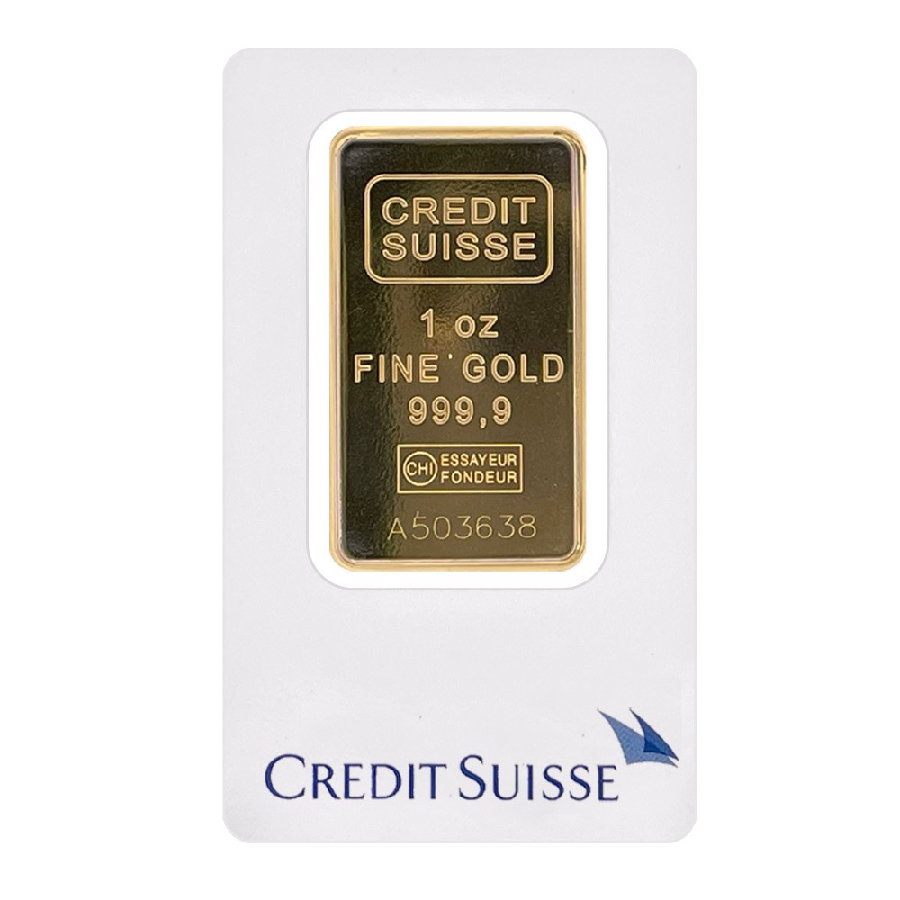 1oz Gold Bar | Credit Suisse 