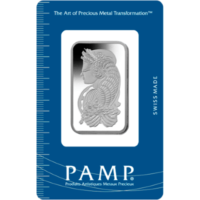 1oz Fortuna Platinum Bar | PAMP Suisse 