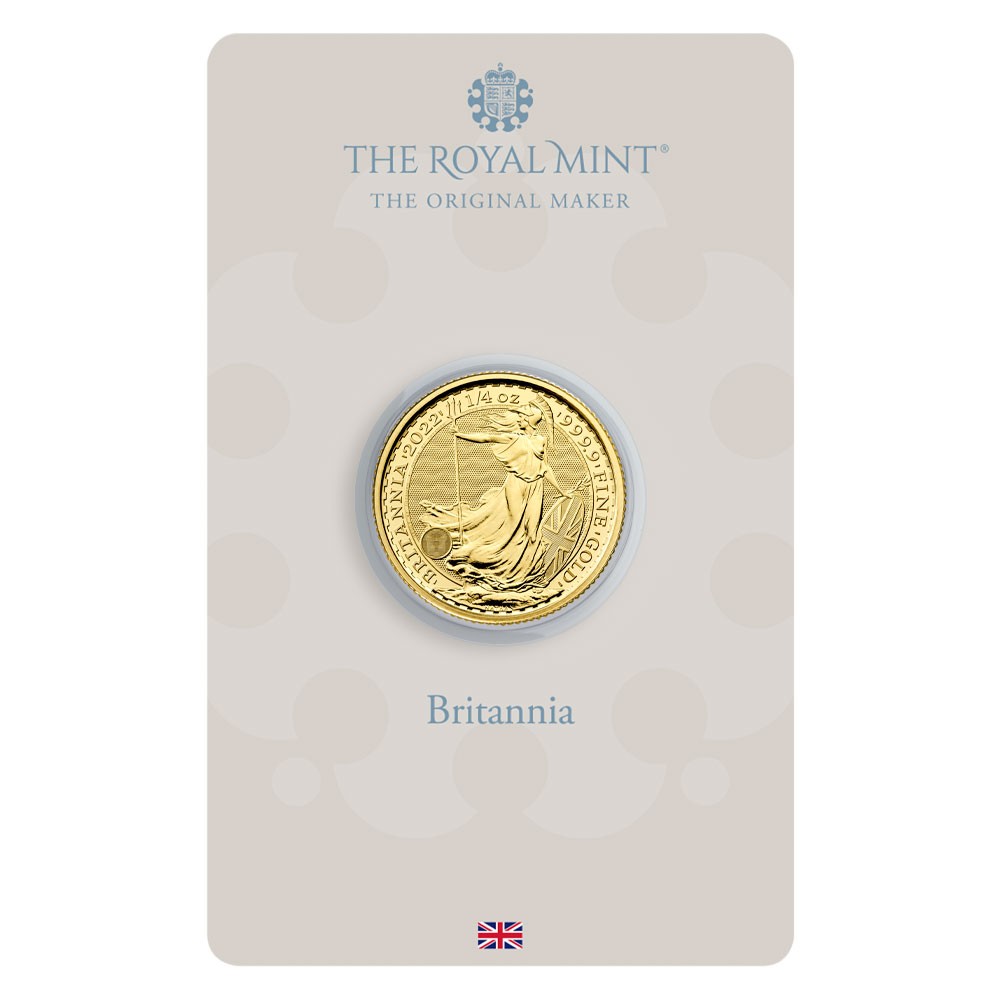 2022 1/4oz Britannia Gold Coin in Blister | The Royal Mint
