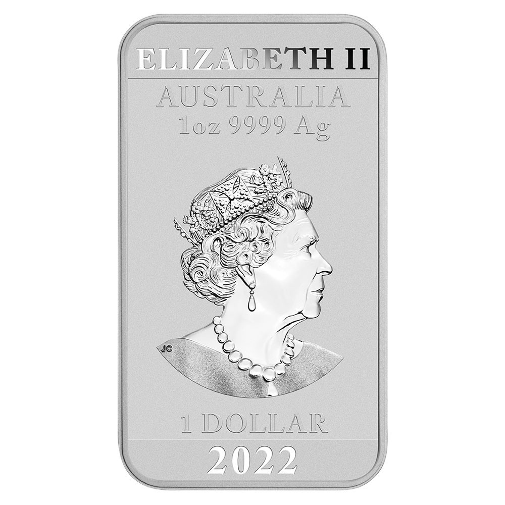 2022 1oz Dragon Rectangular Silver Coin | Perth Mint