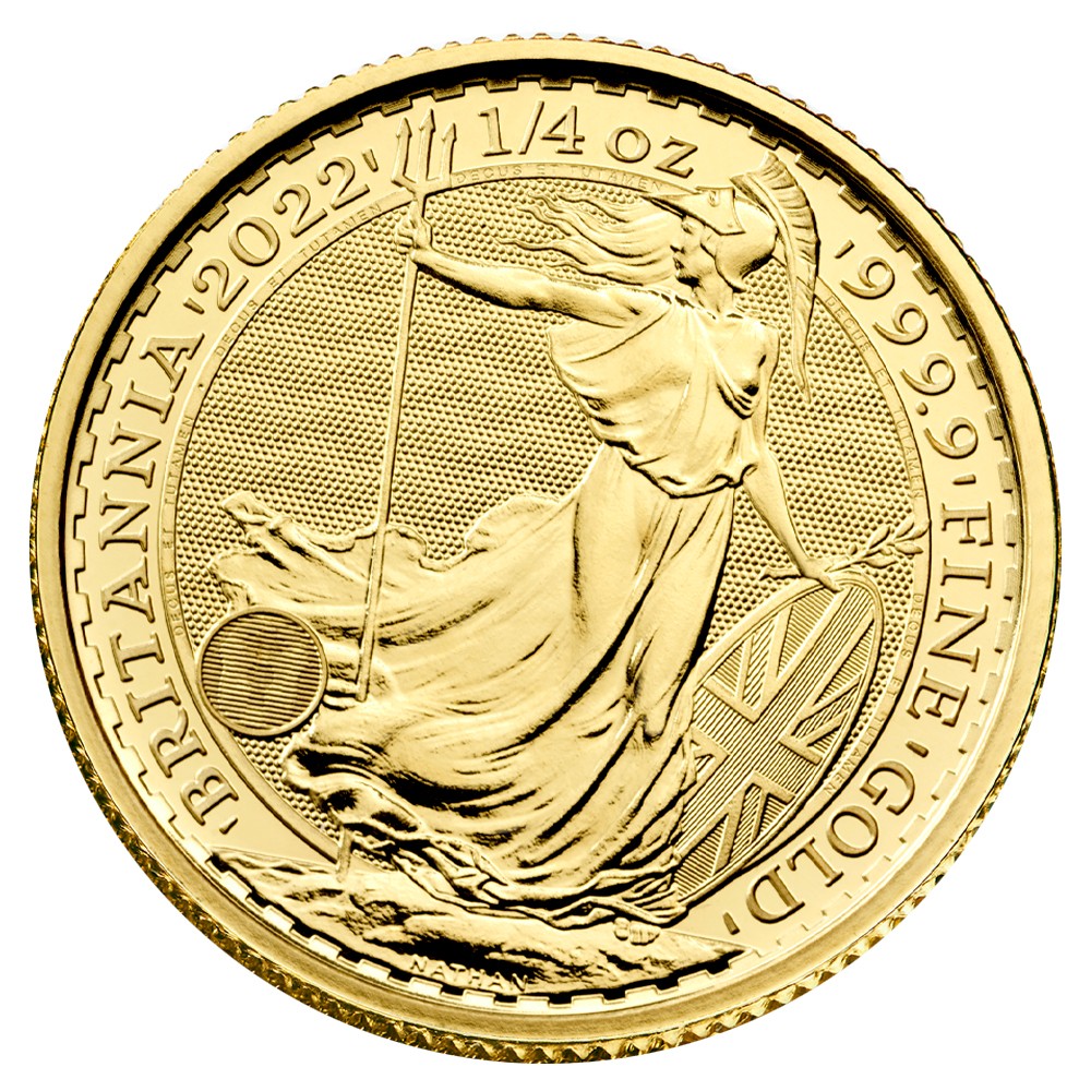 2022 1/4oz Britannia Gold Coin in Blister | The Royal Mint