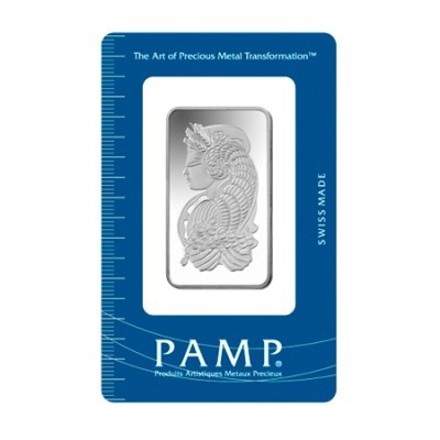 25 x 1oz Silver Bars | PAMP Fortuna Certicard in Box