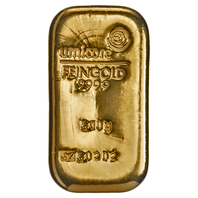 500g Gold Cast Bar | Umicore