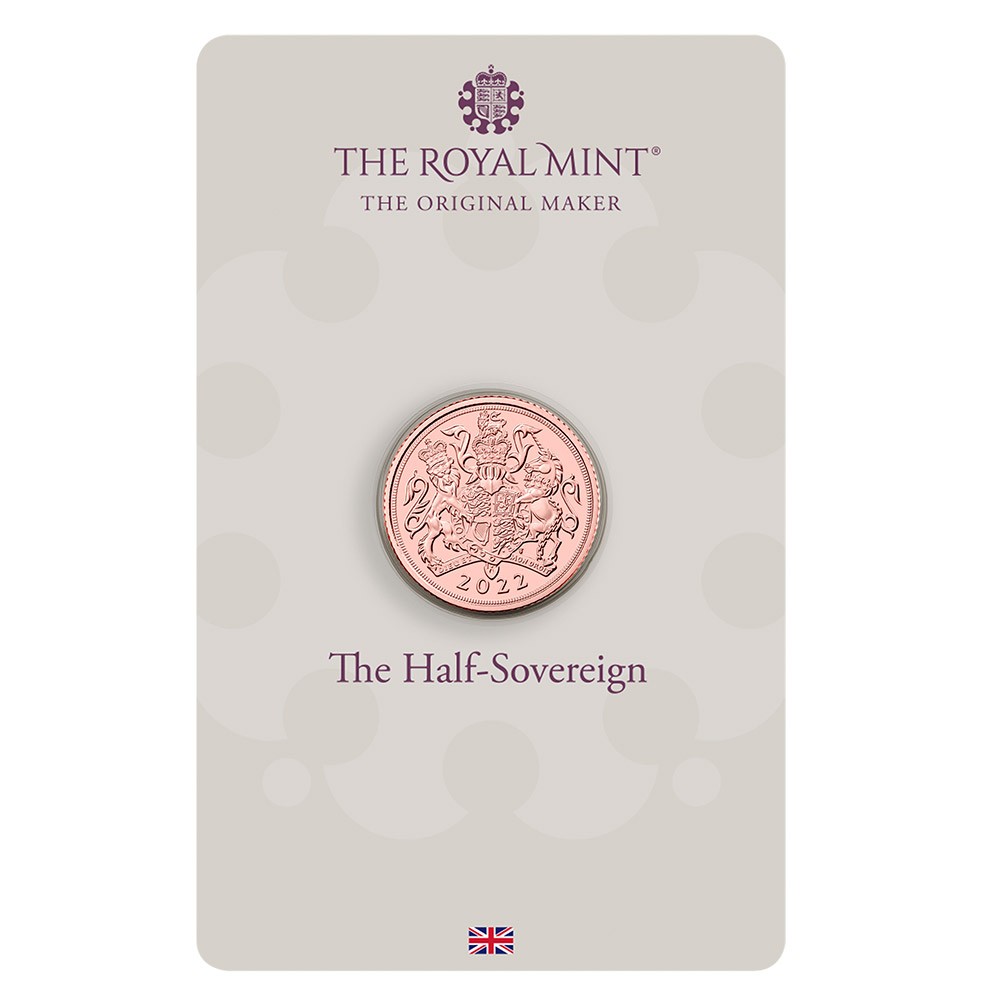 2022 Gold 1/2 Sovereign Coin in Blister | The Royal Mint