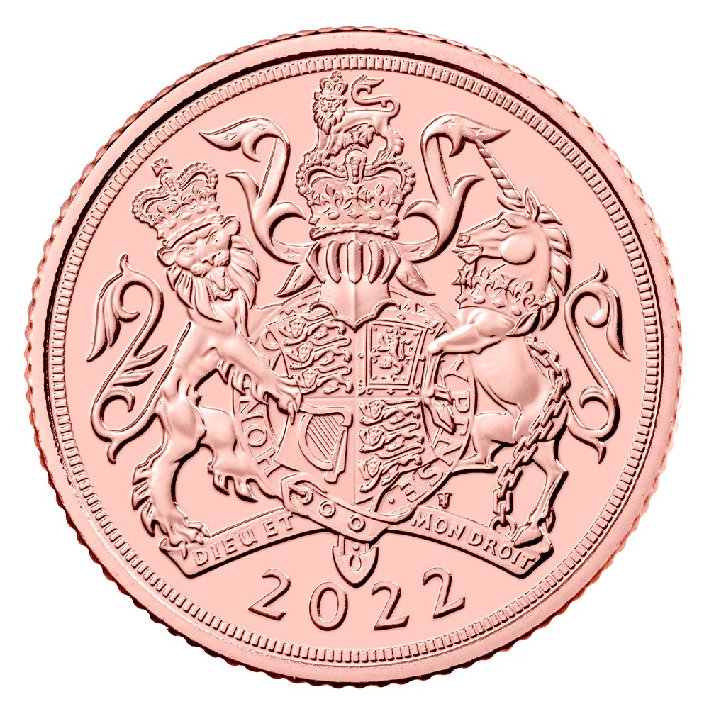 2022 Gold 1/2 Sovereign Coin in Blister | The Royal Mint