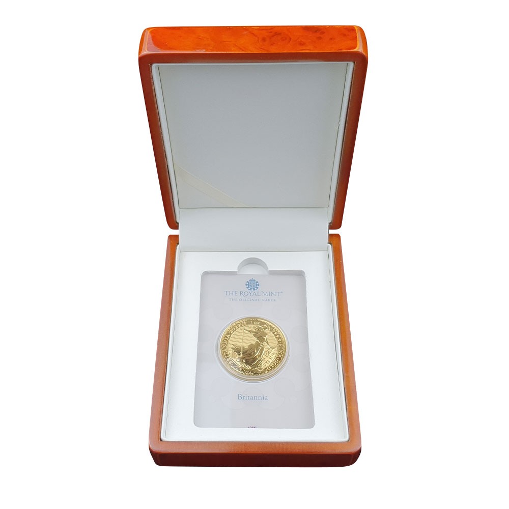 2022 1oz Britannia Blister Gold Coin in Premium Gift Box | The Royal Mint