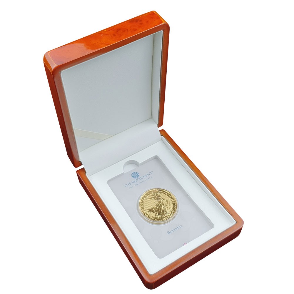 2022 1oz Britannia Blister Gold Coin in Premium Gift Box | The Royal Mint