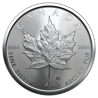 2023 1oz Canadian Maple Leaf Silver Coin