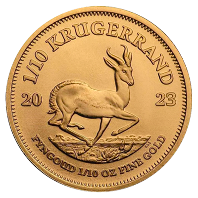 2023 1/10oz Gold Krugerrand Coin | South African Mint