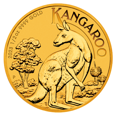 2023 1/2oz Gold Kangaroo Coin | Perth Mint 