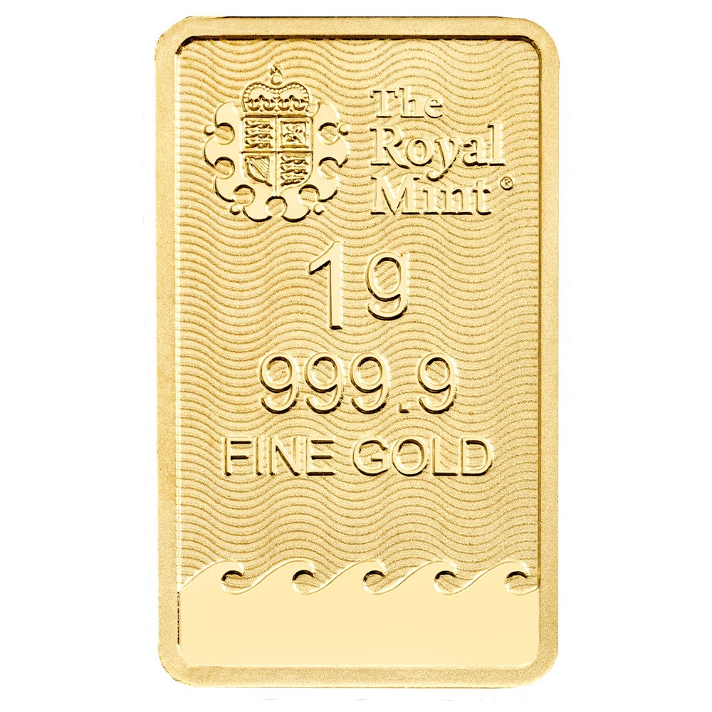 1g Britannia Gold Bar | The Royal Mint