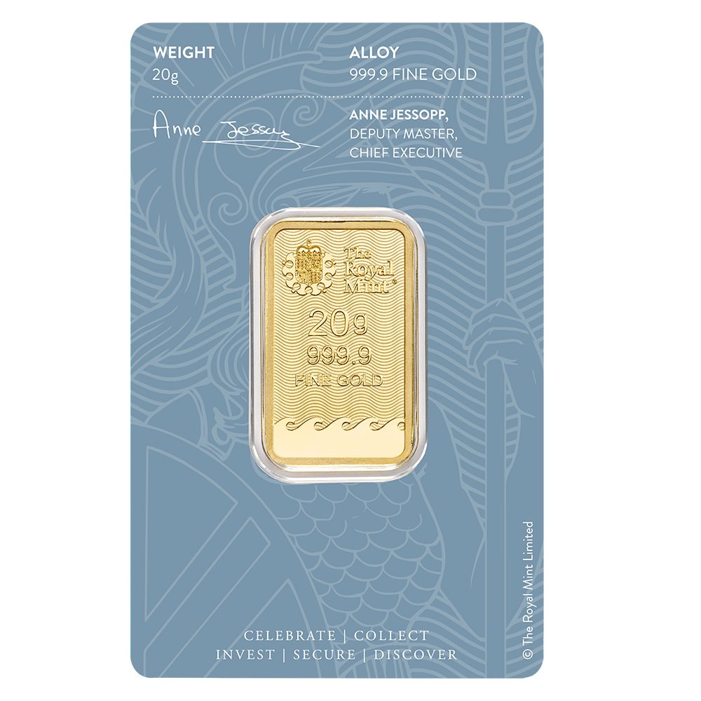 20g Britannia Gold Bar | The Royal Mint