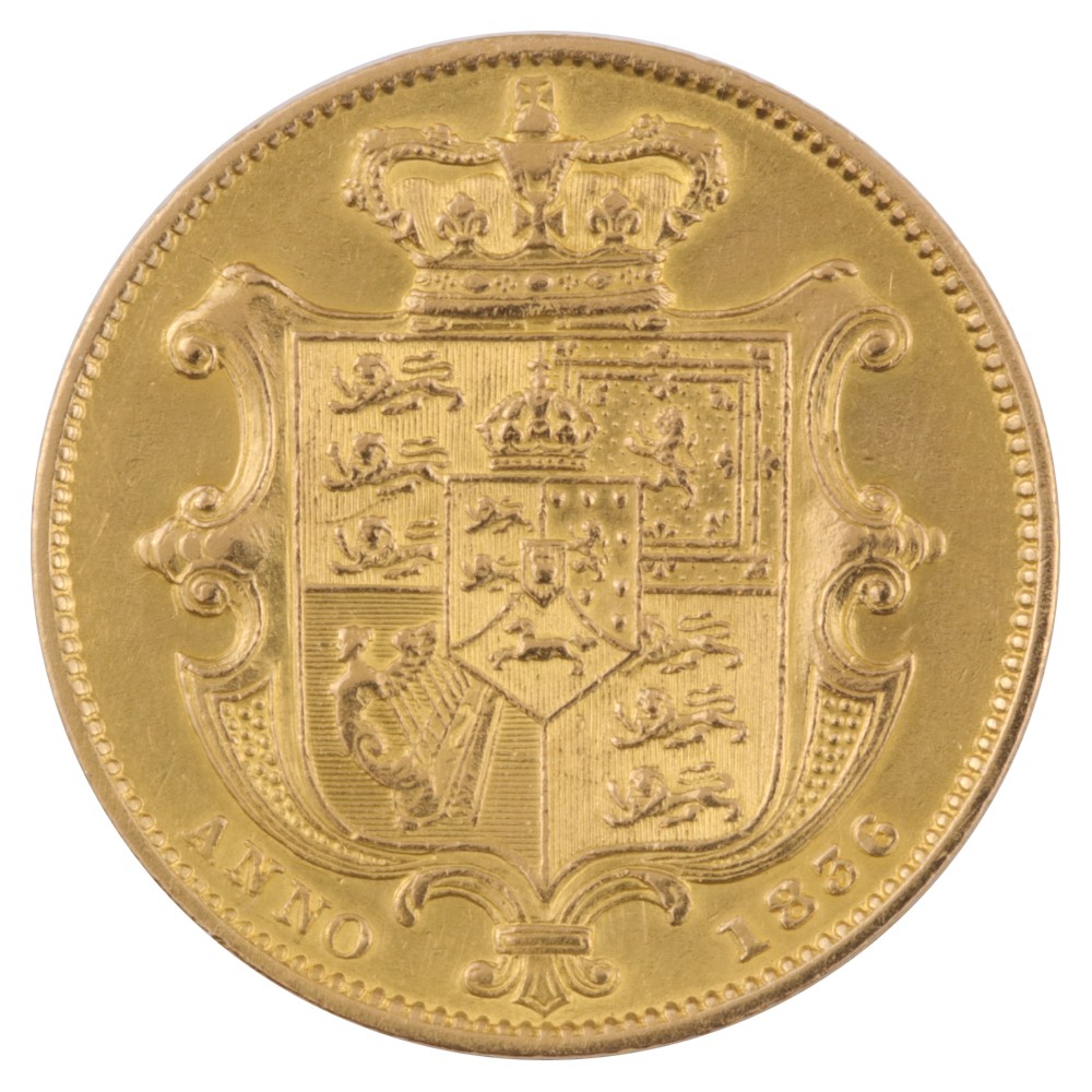 1836 William IV Gold Full Sovereign 