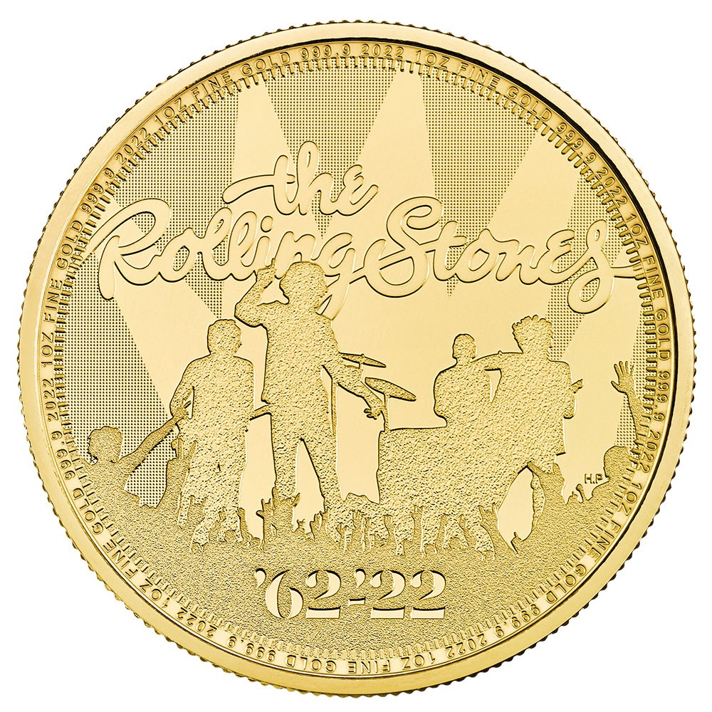 2022 1oz The Rolling Stones Gold Coin I The Royal Mint