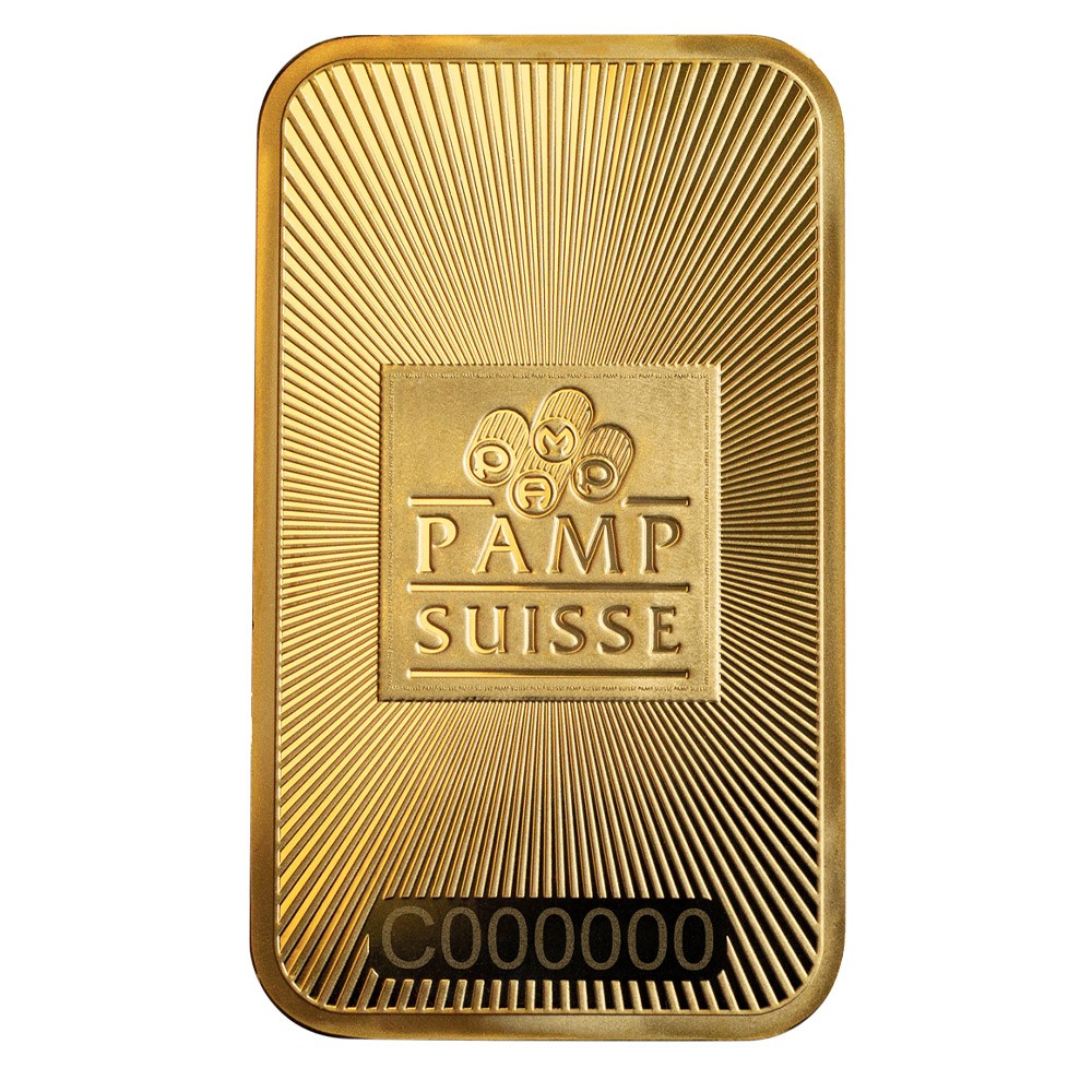 1oz Gold Minted Bar In Packaging | PAMP Suisse 