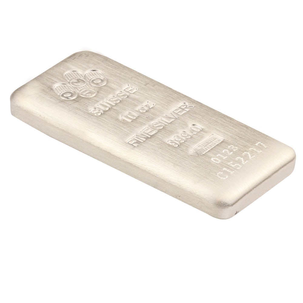 PAMP 10oz Silver Rectangular Ingot | PAMP Suisse