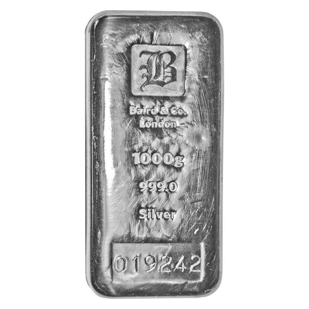 STORAGE ONLY - 25 x 1 Kilogram Silver Bar Bundle - VAT FREE