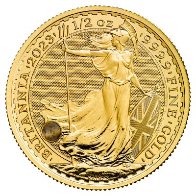 2023 1/2oz Gold Britannia Coin (King Charles III Portrait) | The Royal Mint