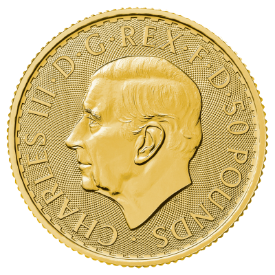 2023 1/2oz Gold Britannia Coin (King Charles III Portrait) | The Royal Mint