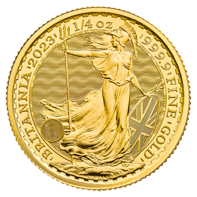 2023 1/4oz Gold Britannia Coin (King Charles III Portrait) | The Royal Mint