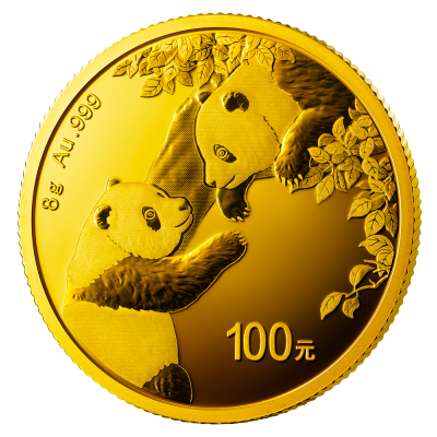 2023 8g Gold Panda Coin | China Mint 