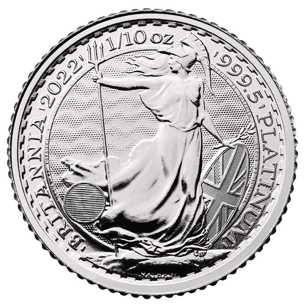 2022 1/10oz Platinum Britannia Coin I The Royal Mint