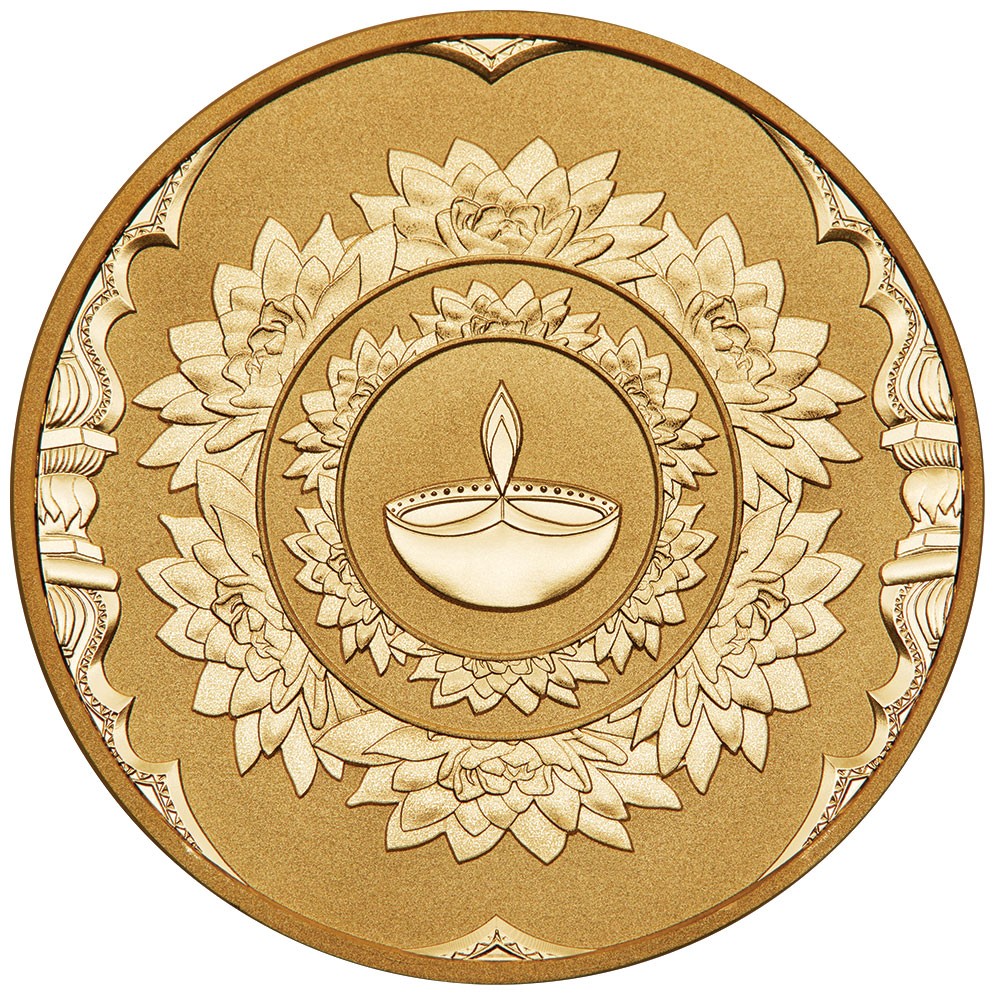 Diwali 1oz Silver Gilded Medallion | The Perth Mint