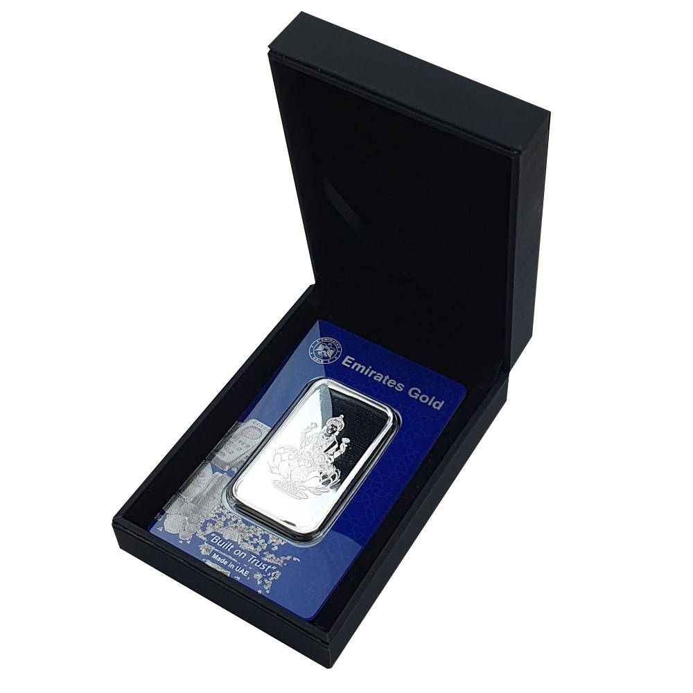 1oz Lakshmi Silver Bar in FREE Black Gift Box | Emirates