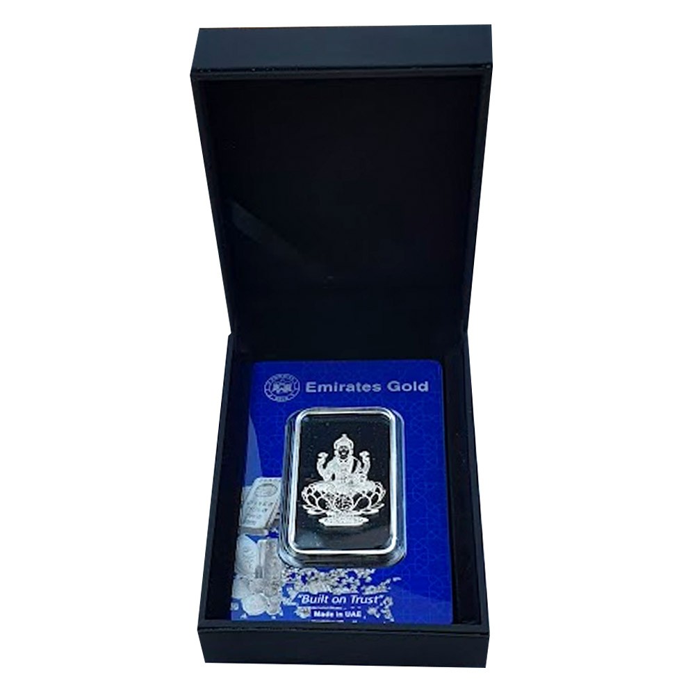 1oz Lakshmi Silver Bar in FREE Black Gift Box | Emirates