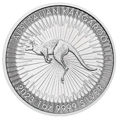 25 x 1oz Silver Kangaroo Coins In Tube | Perth Mint 