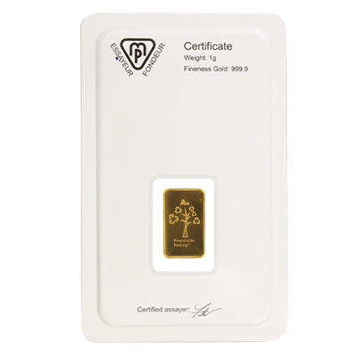 1g Gold Bar | Metalor