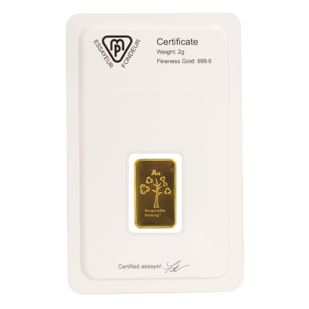 2g Gold Bar | Metalor