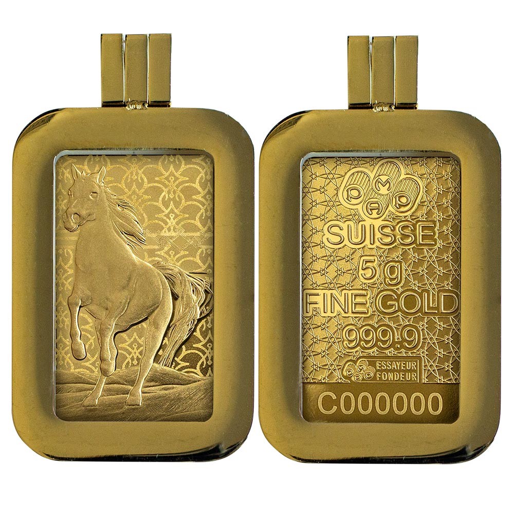 5g Arabian Horse Gold Bar | PAMP Suisse