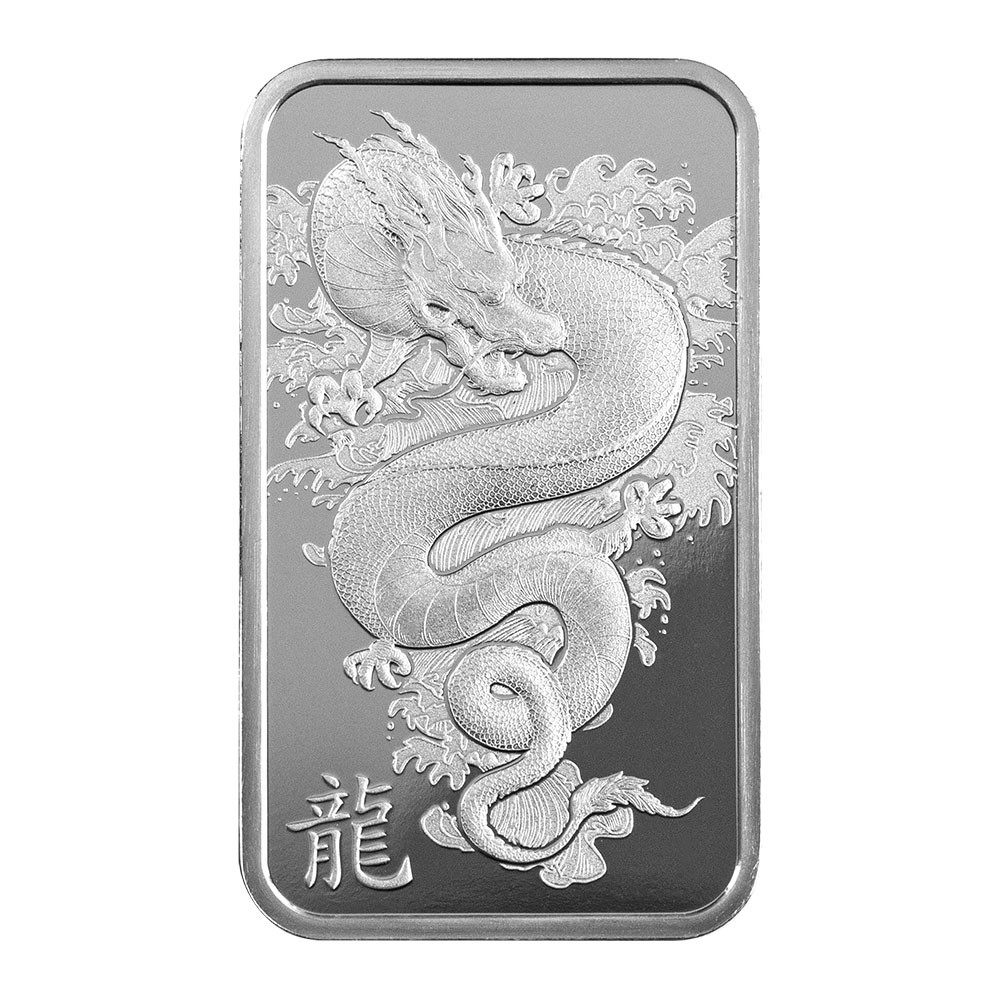 2024 10g Year of the Dragon Silver Bar I PAMP Suisse