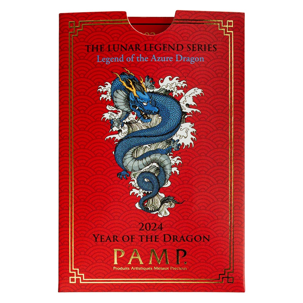 2024 10g Year of the Dragon Silver Bar I PAMP Suisse