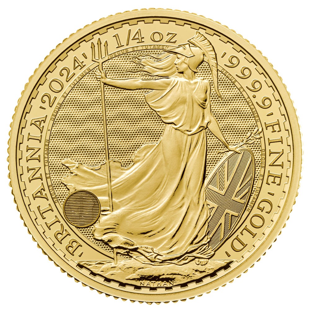 2024 1/4oz Gold Britannia Coin | The Royal Mint
